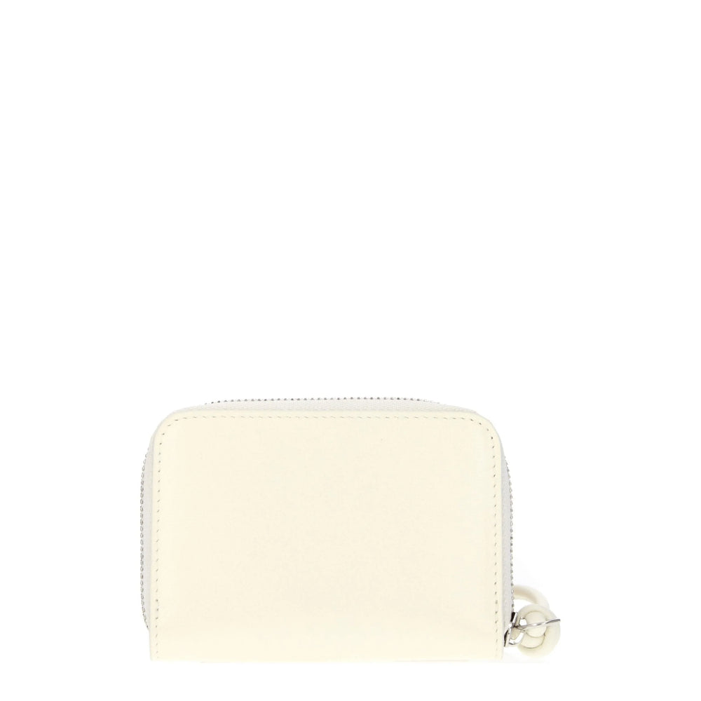 Jil Sander Beige Leather Wallets