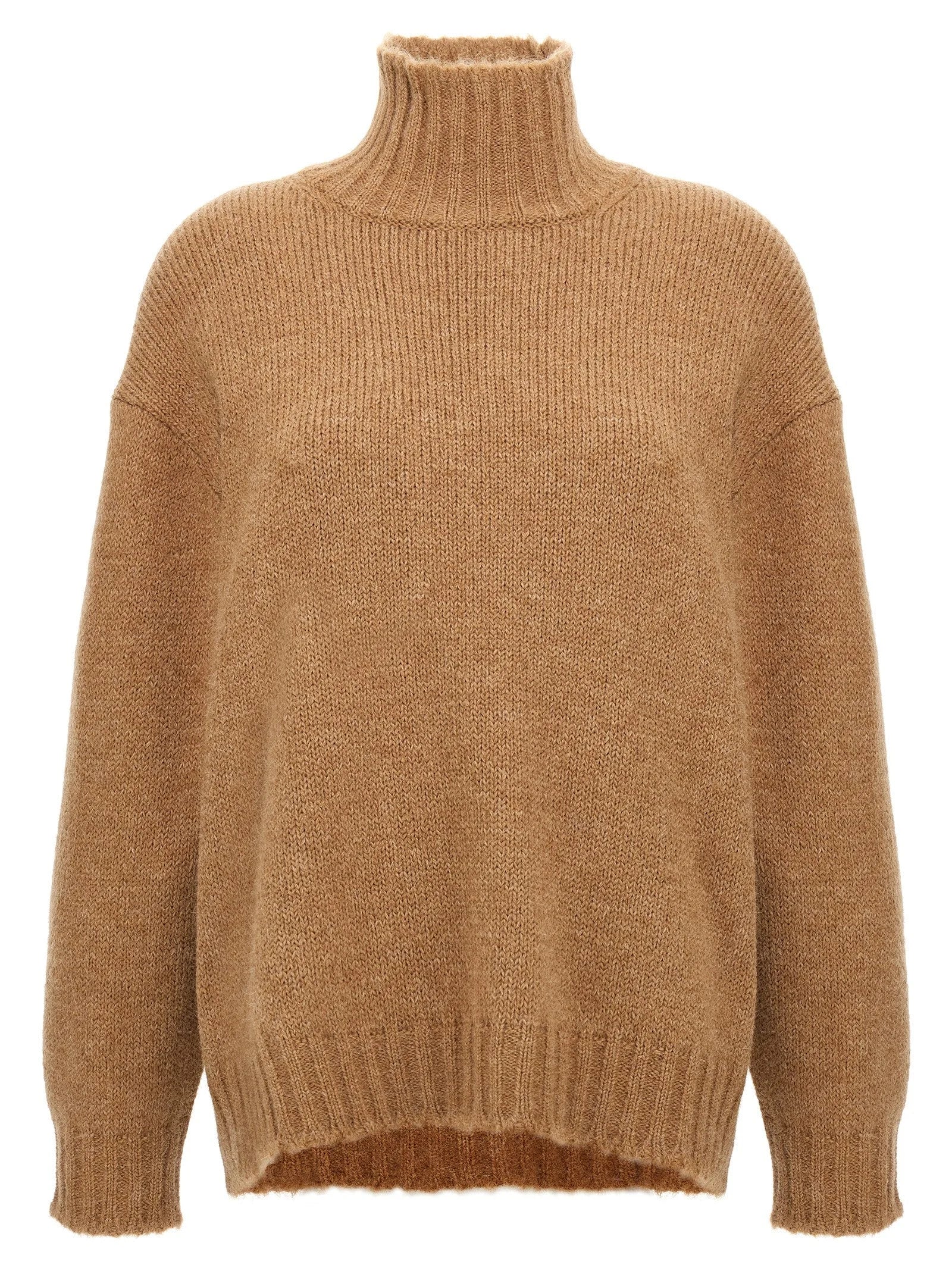 Jil Sander Beige Wool Cardigan