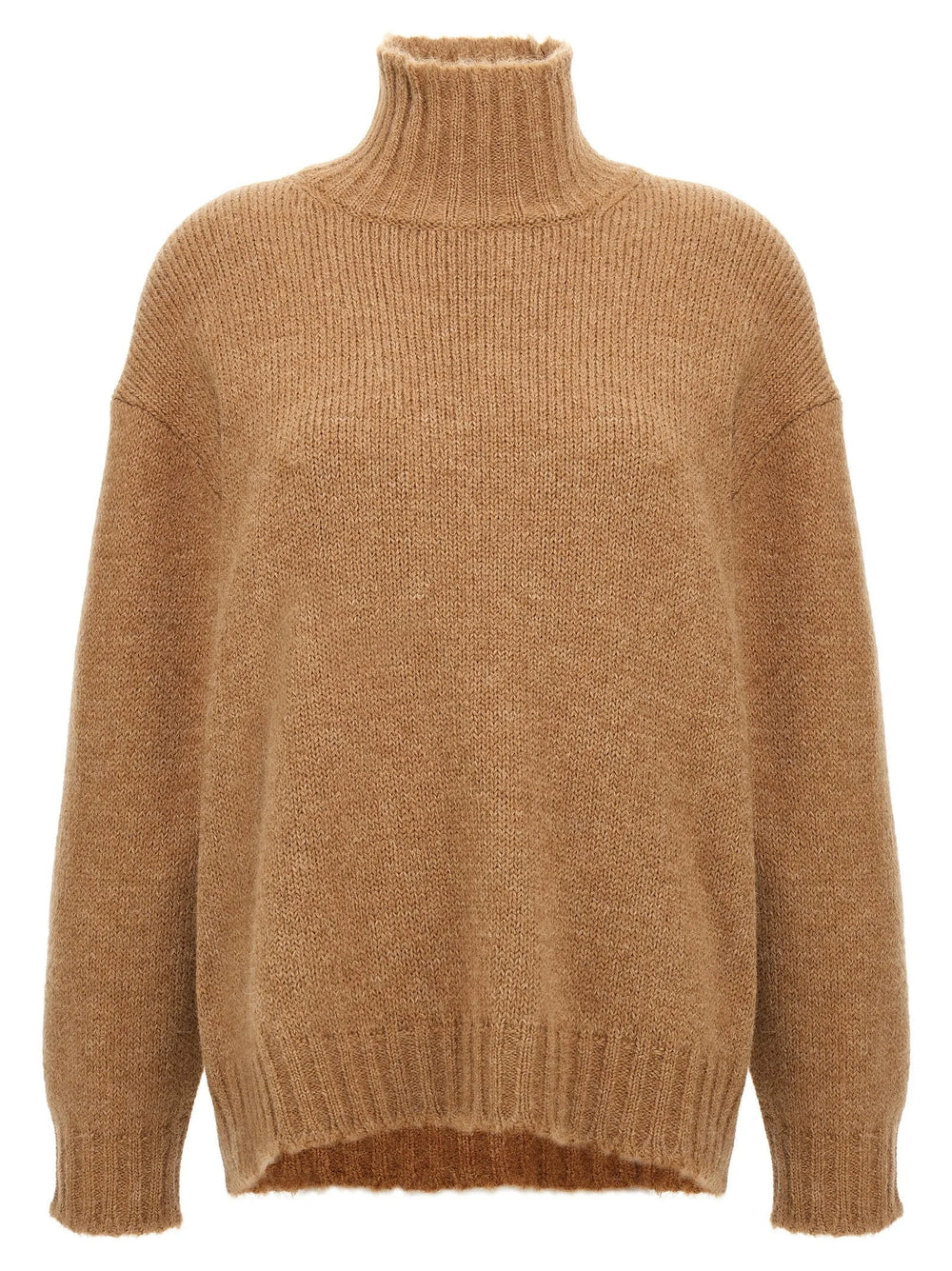 Jil Sander Beige Wool Cardigan