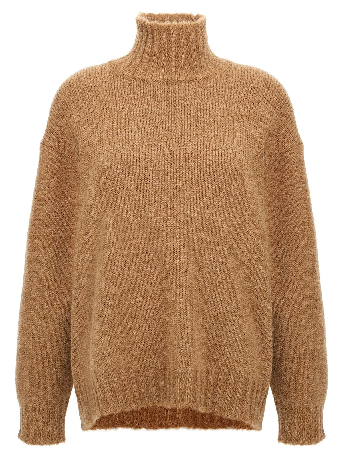 Jil Sander Beige Wool Cardigan