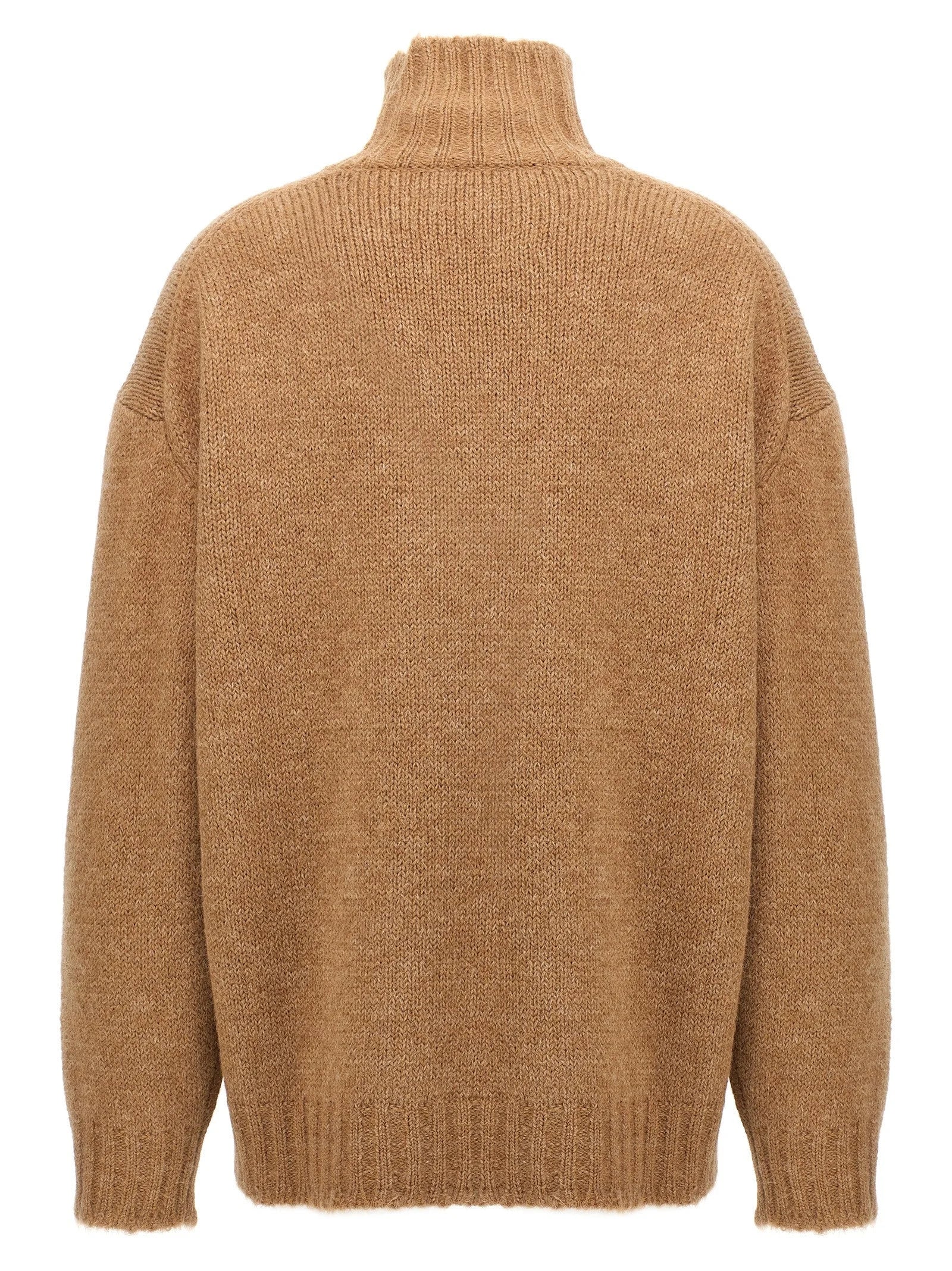 Jil Sander Beige Wool Cardigan