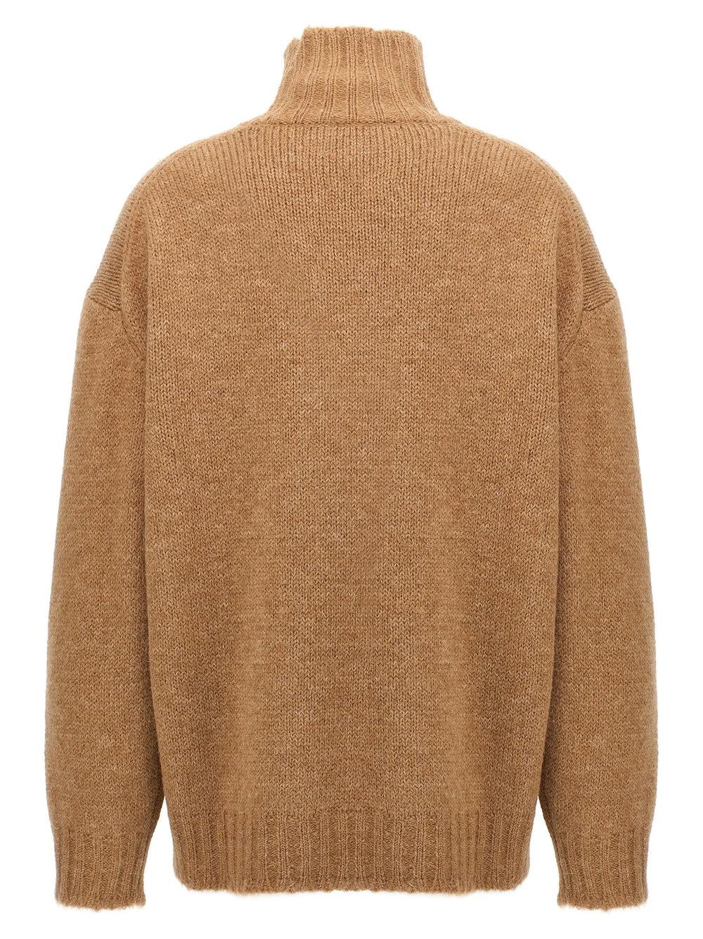 Jil Sander Beige Wool Cardigan