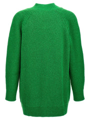 Jil Sander Bicolor Cotton Cardigan