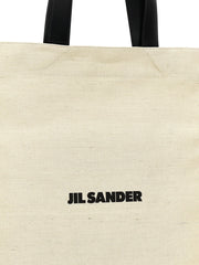 Jil Sander Bicolor Cotton Tote Bag