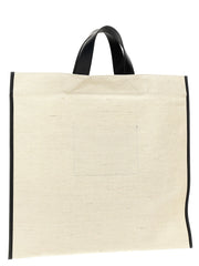 Jil Sander Bicolor Jute Tote Bag