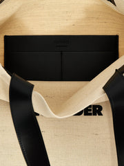 Jil Sander Bicolor Jute Tote Bag