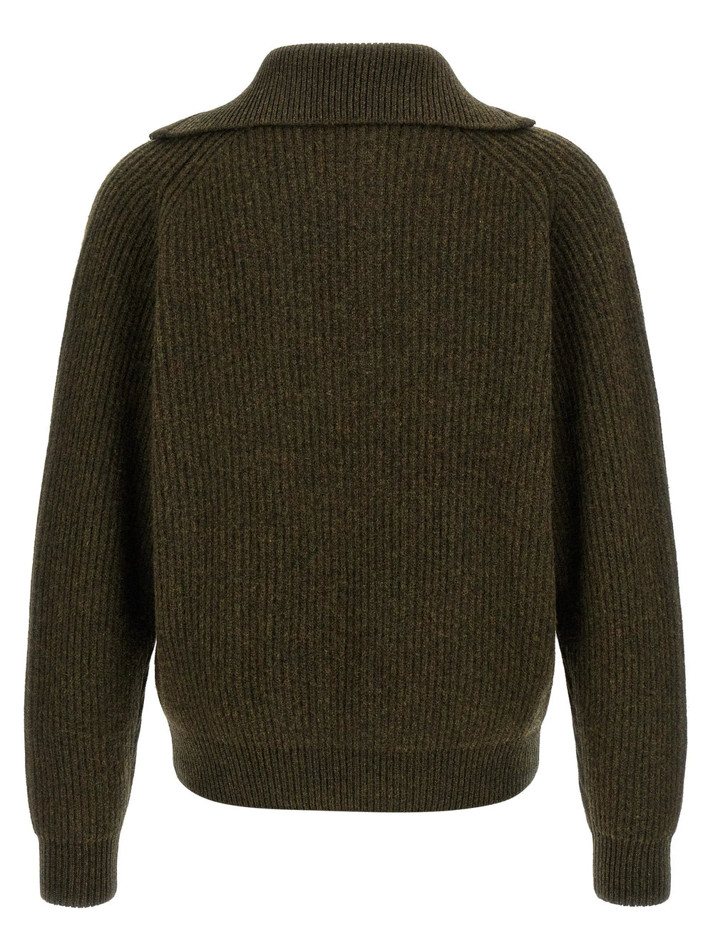 Jil Sander Bicolor Wool Cardigan