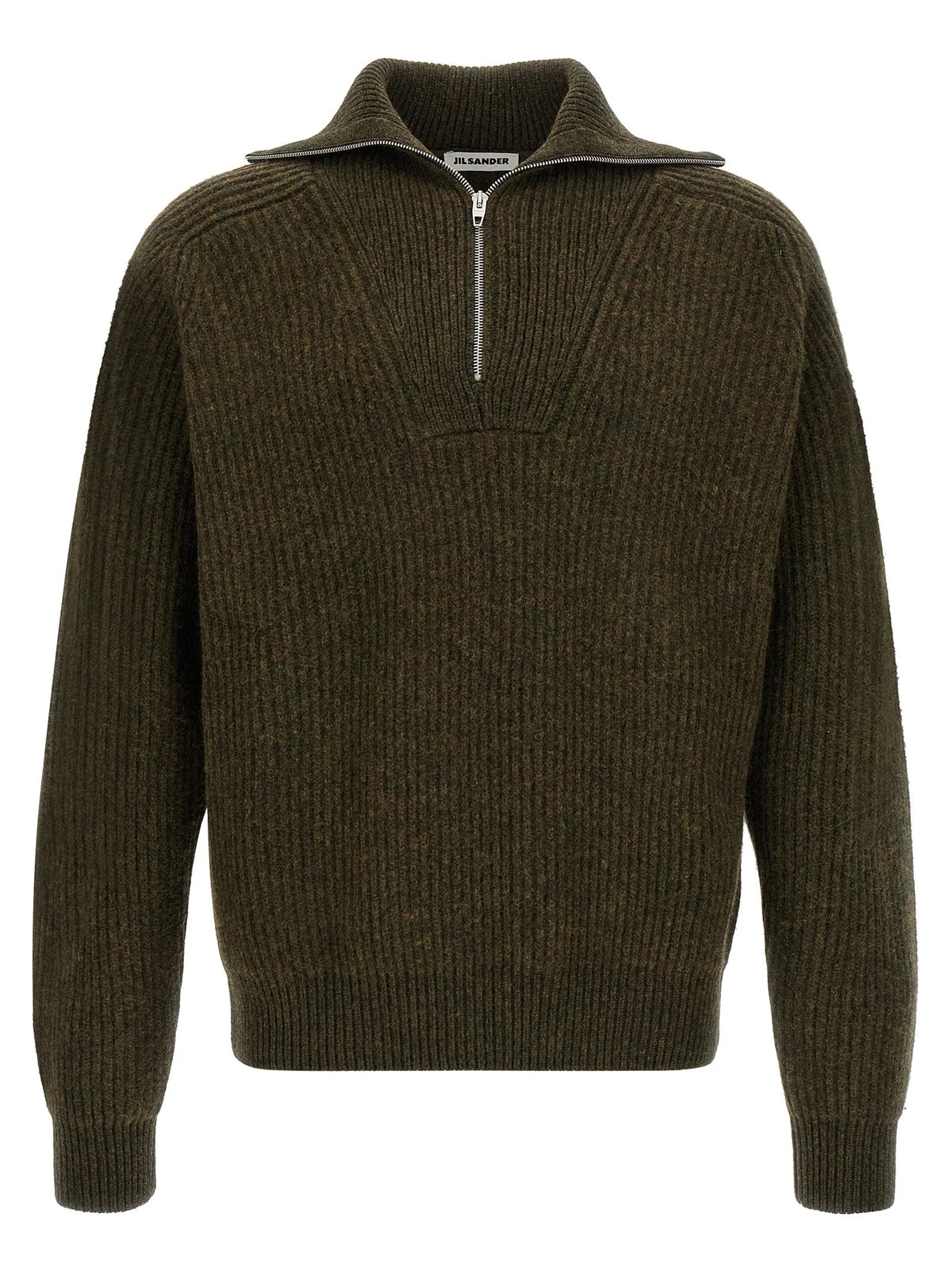 Jil Sander Bicolor Wool Cardigan