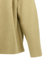 Jil Sander Bicolor Wool Cardigan - S