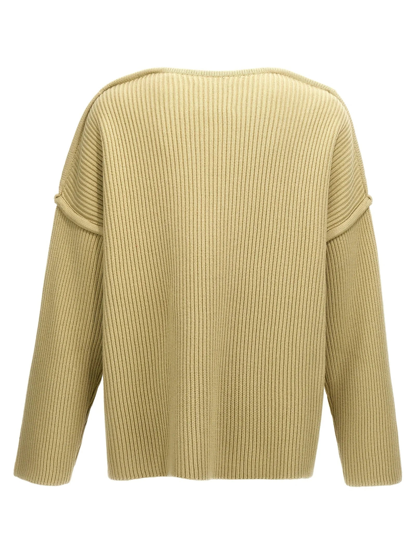 Jil Sander Bicolor Wool Cardigan - S
