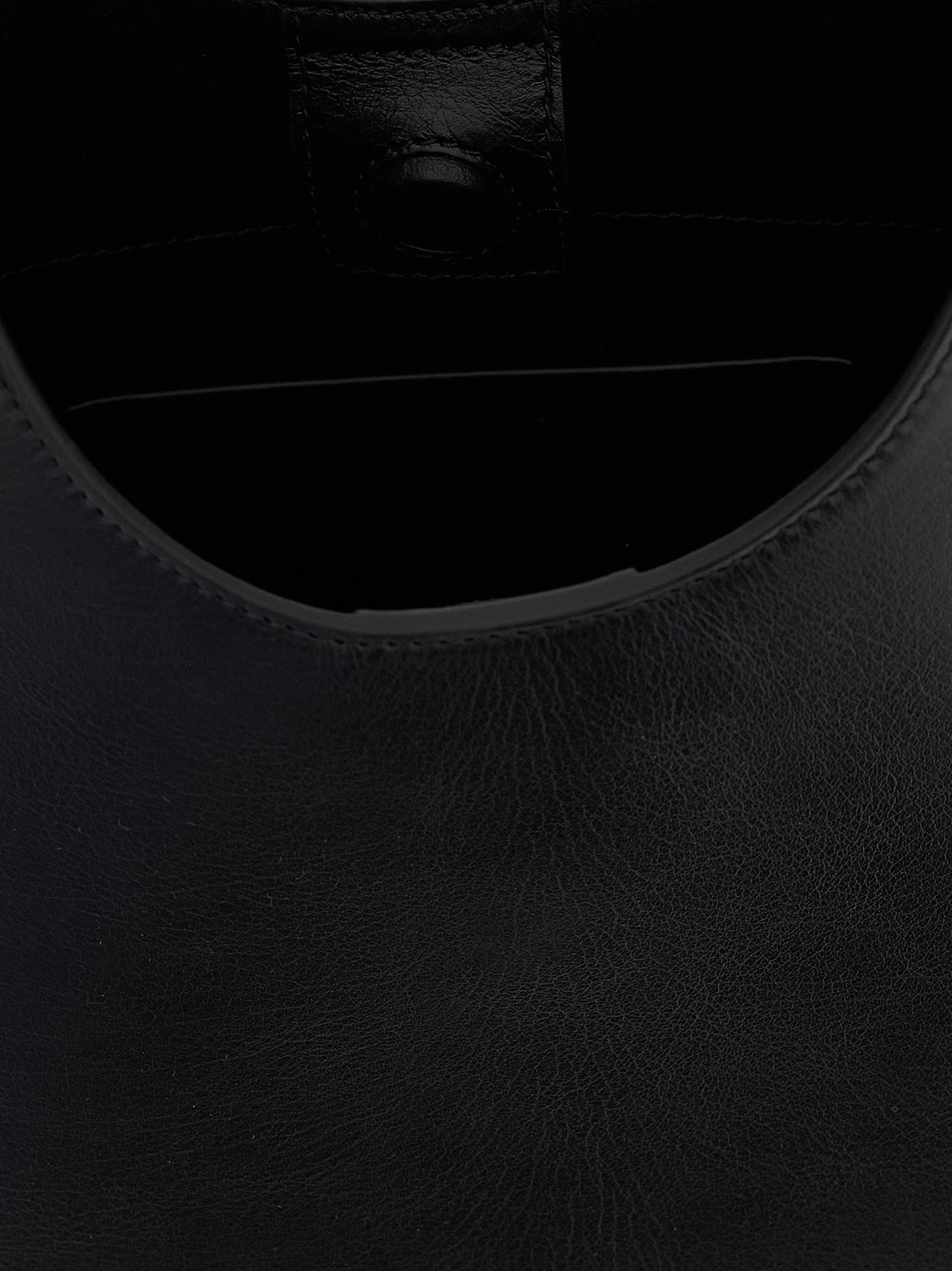 Jil Sander Black Bovine Leather Shoulder Bag