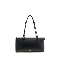 Jil Sander Black Calf Leather Bos Taurus Handbag