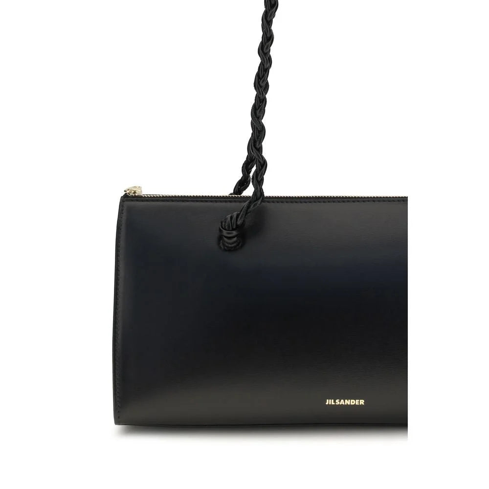 Jil Sander Black Calf Leather Bos Taurus Handbag