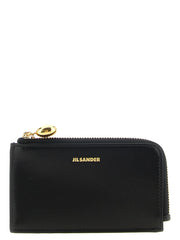Jil Sander Black Calfskin Cardholder