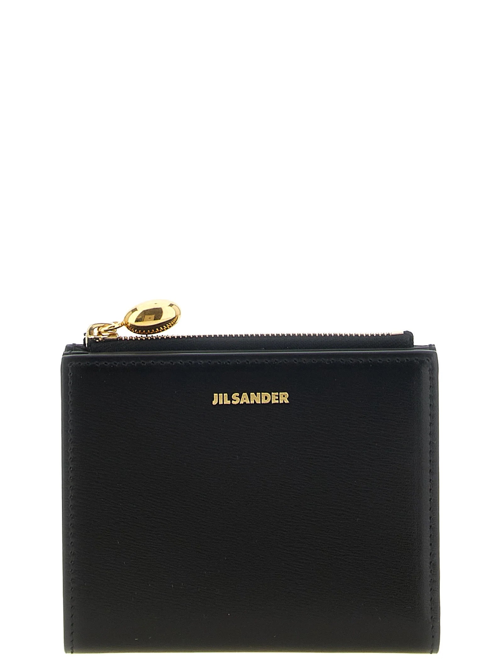 Jil Sander Black Calfskin Cardholder