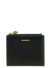 Jil Sander Black Calfskin Cardholder