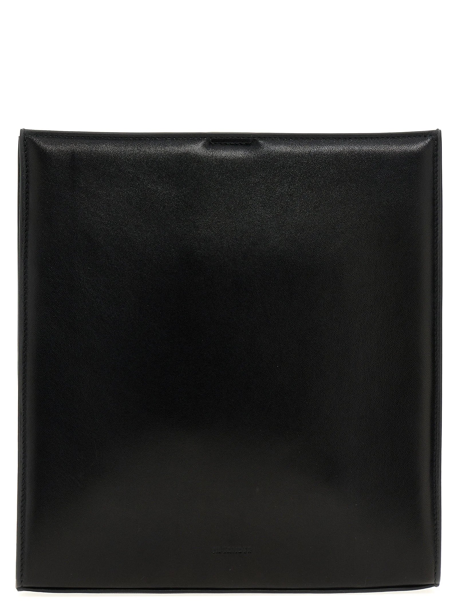 Jil Sander Black Calfskin Crossbody Bag