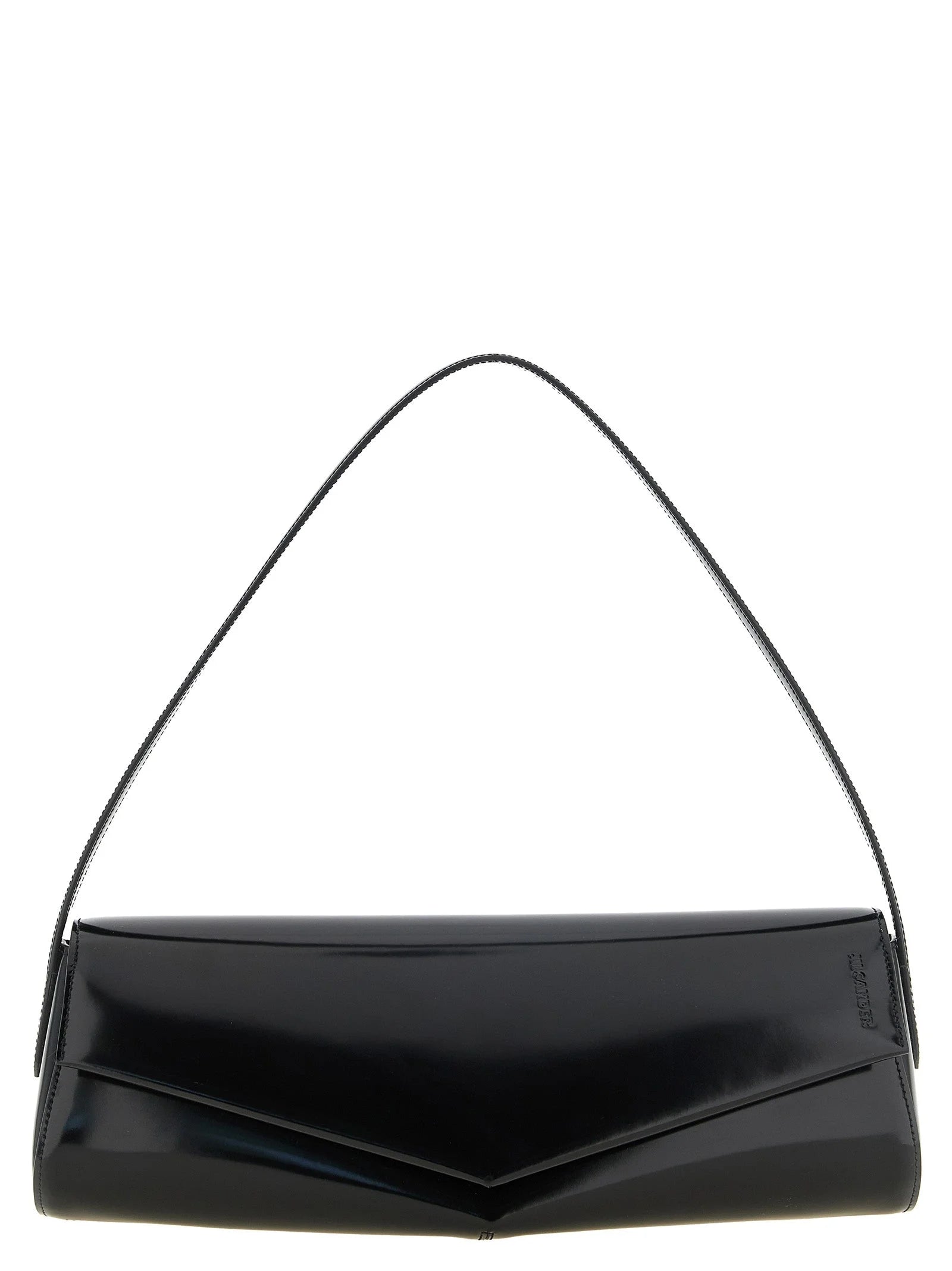 Jil Sander Black Calfskin Shoulder Bag
