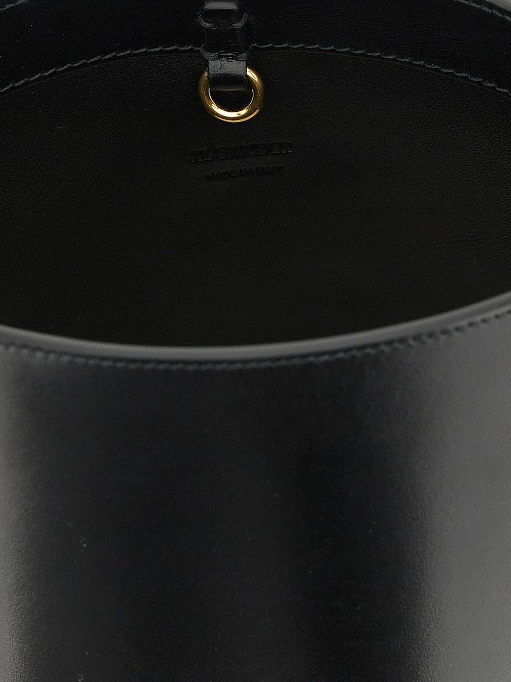 Jil Sander Black Calfskin Shoulder Bag