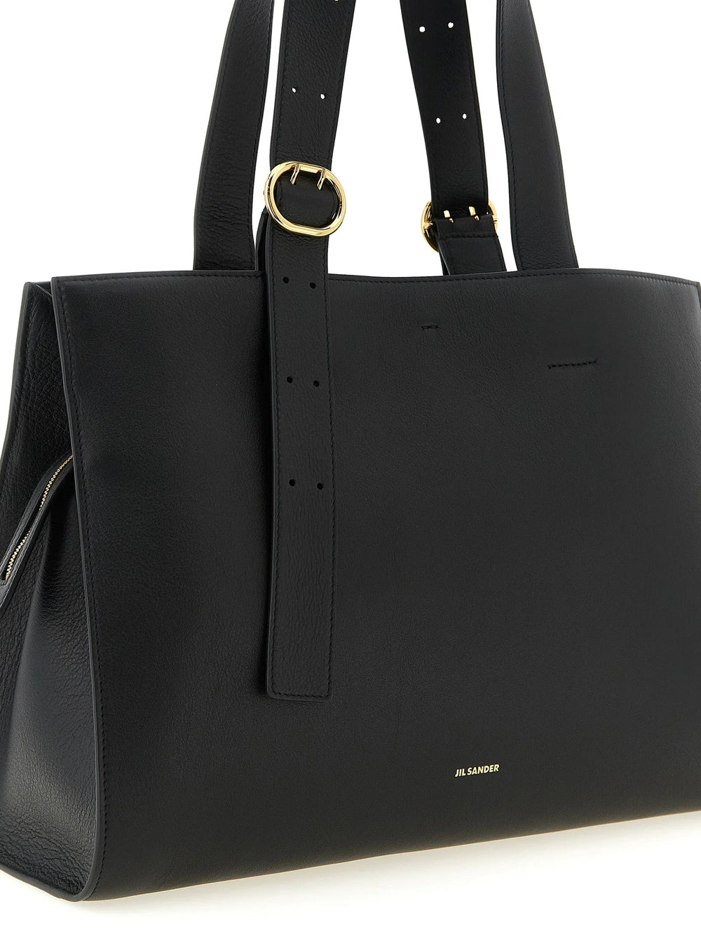 Jil Sander Black Calfskin Tote Bag