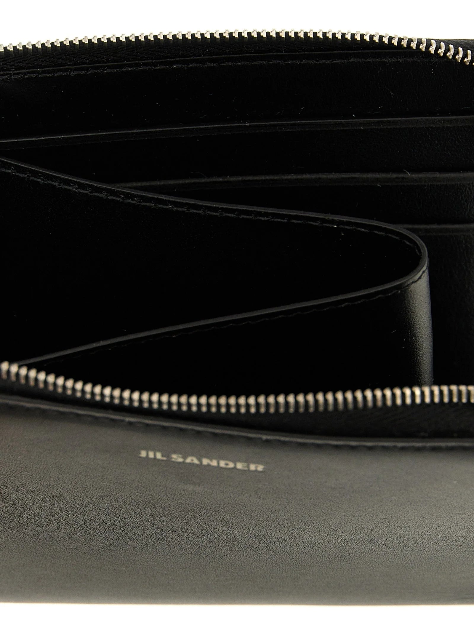 Jil Sander Black Calfskin Wallet