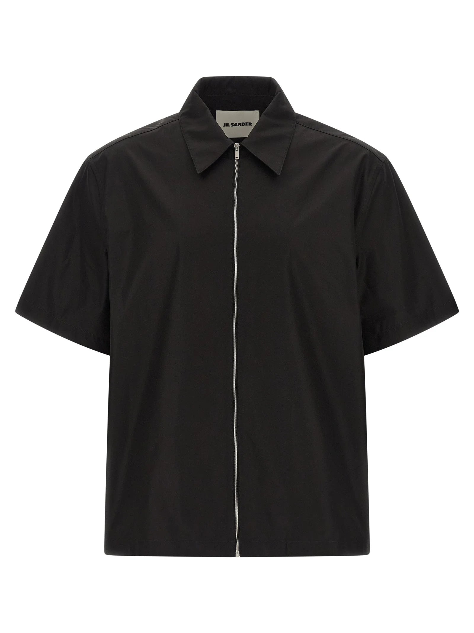 Jil Sander Black Cotton Blouse - IT52 | XL