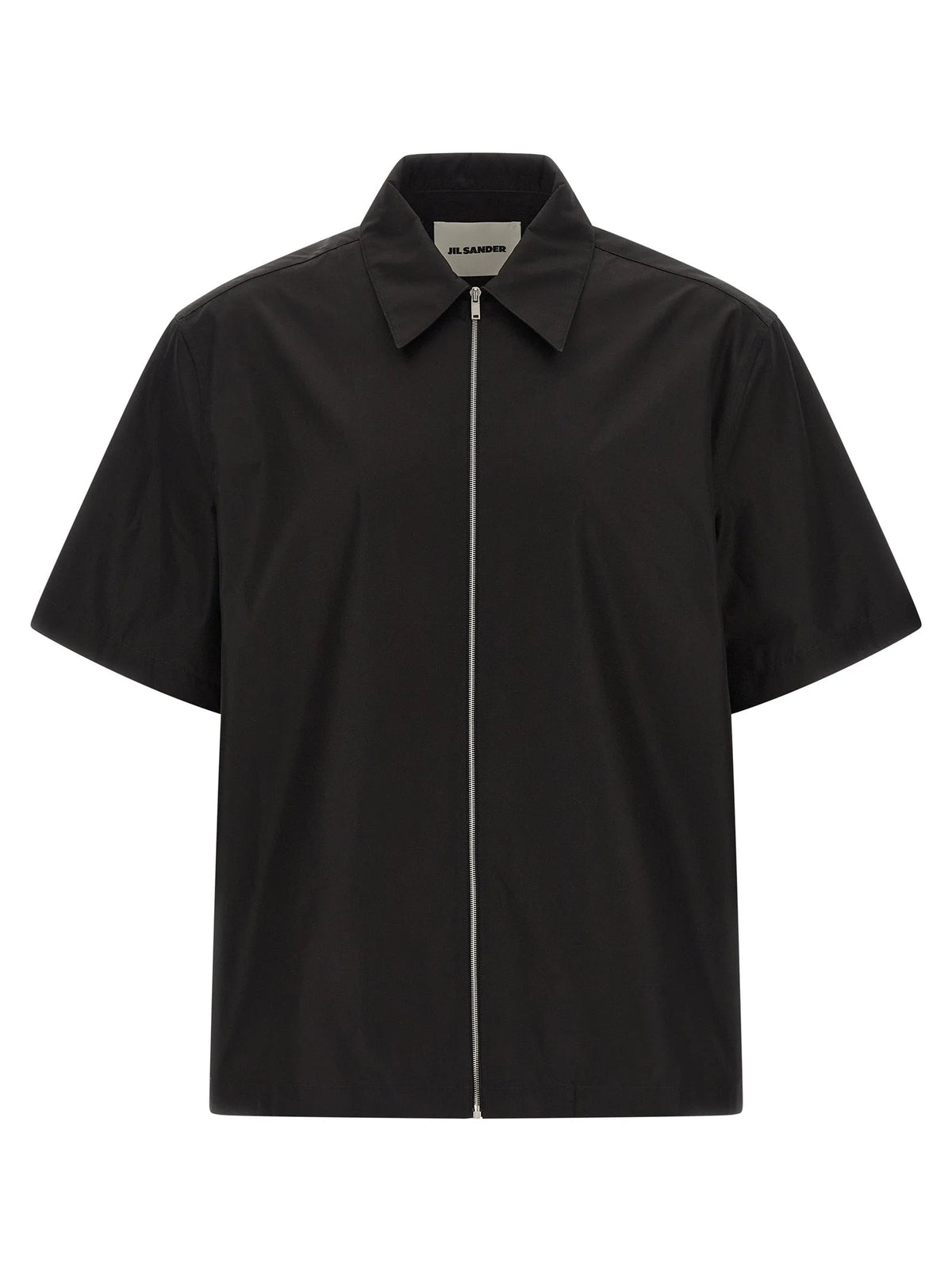 Jil Sander Black Cotton Blouse - IT52 | XL