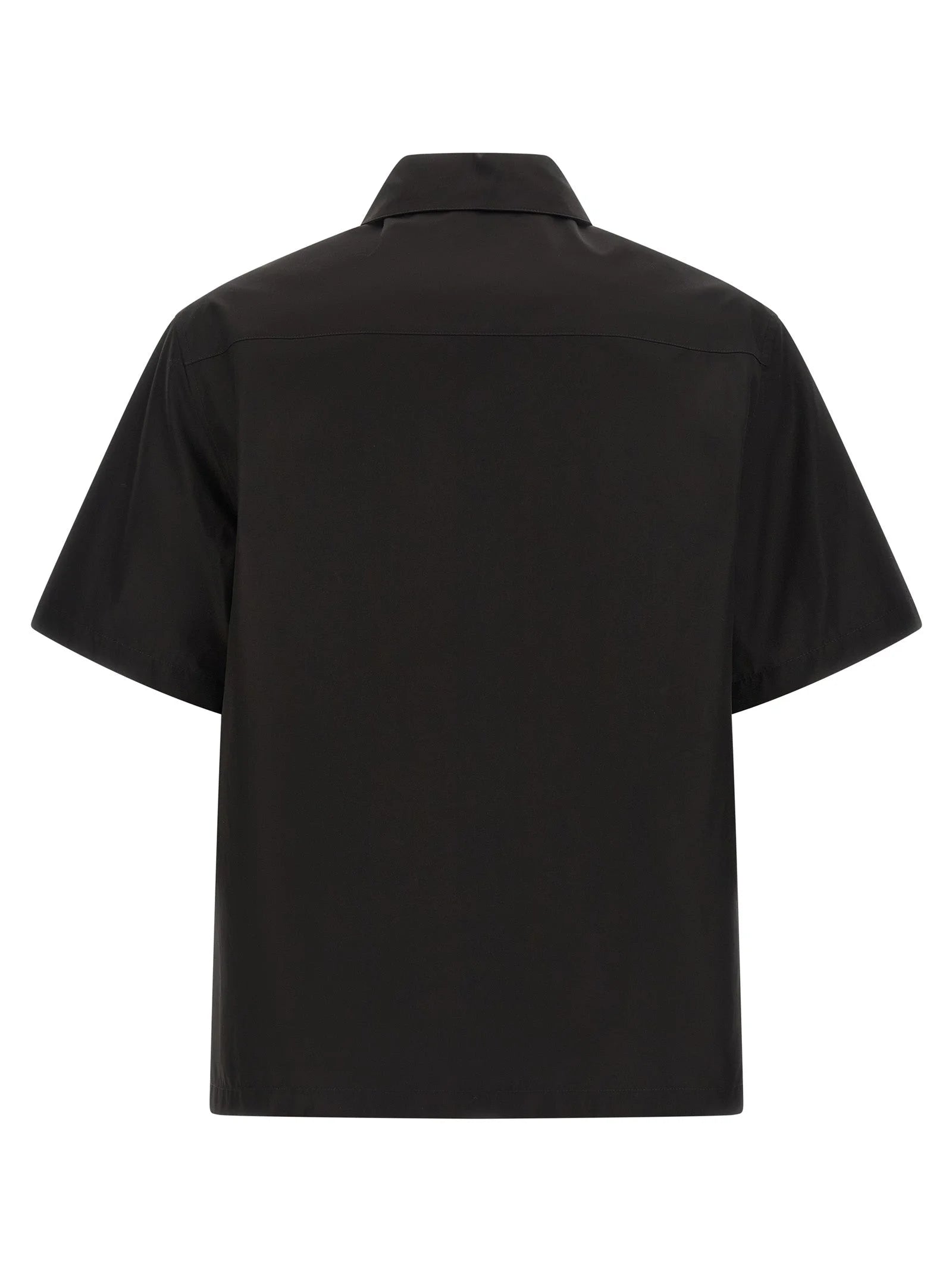 Jil Sander Black Cotton Blouse - IT52 | XL