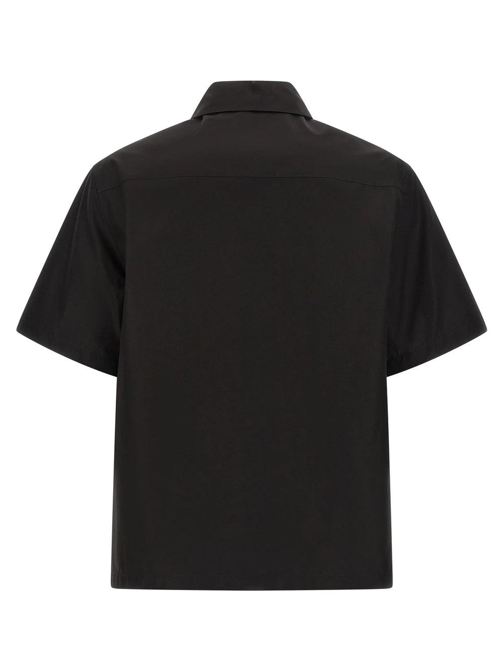Jil Sander Black Cotton Blouse - IT52 | XL