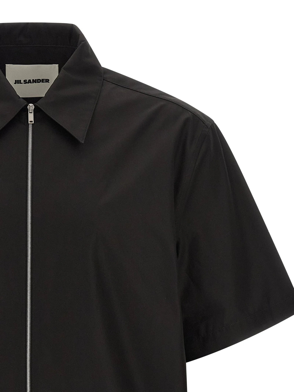 Jil Sander Black Cotton Blouse - IT52 | XL