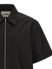 Jil Sander Black Cotton Blouse - IT52 | XL