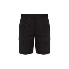 Jil Sander Black Cotton Cargo Shorts - IT50 | L