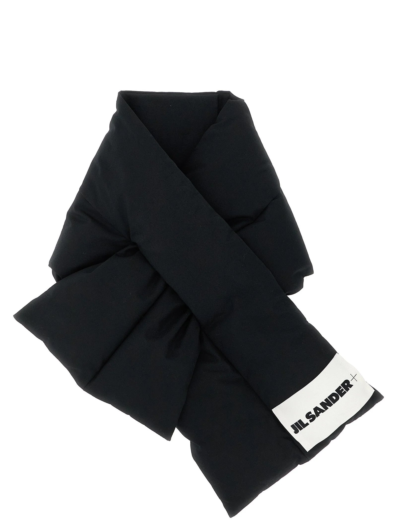 Jil Sander Black Cotton Foulard
