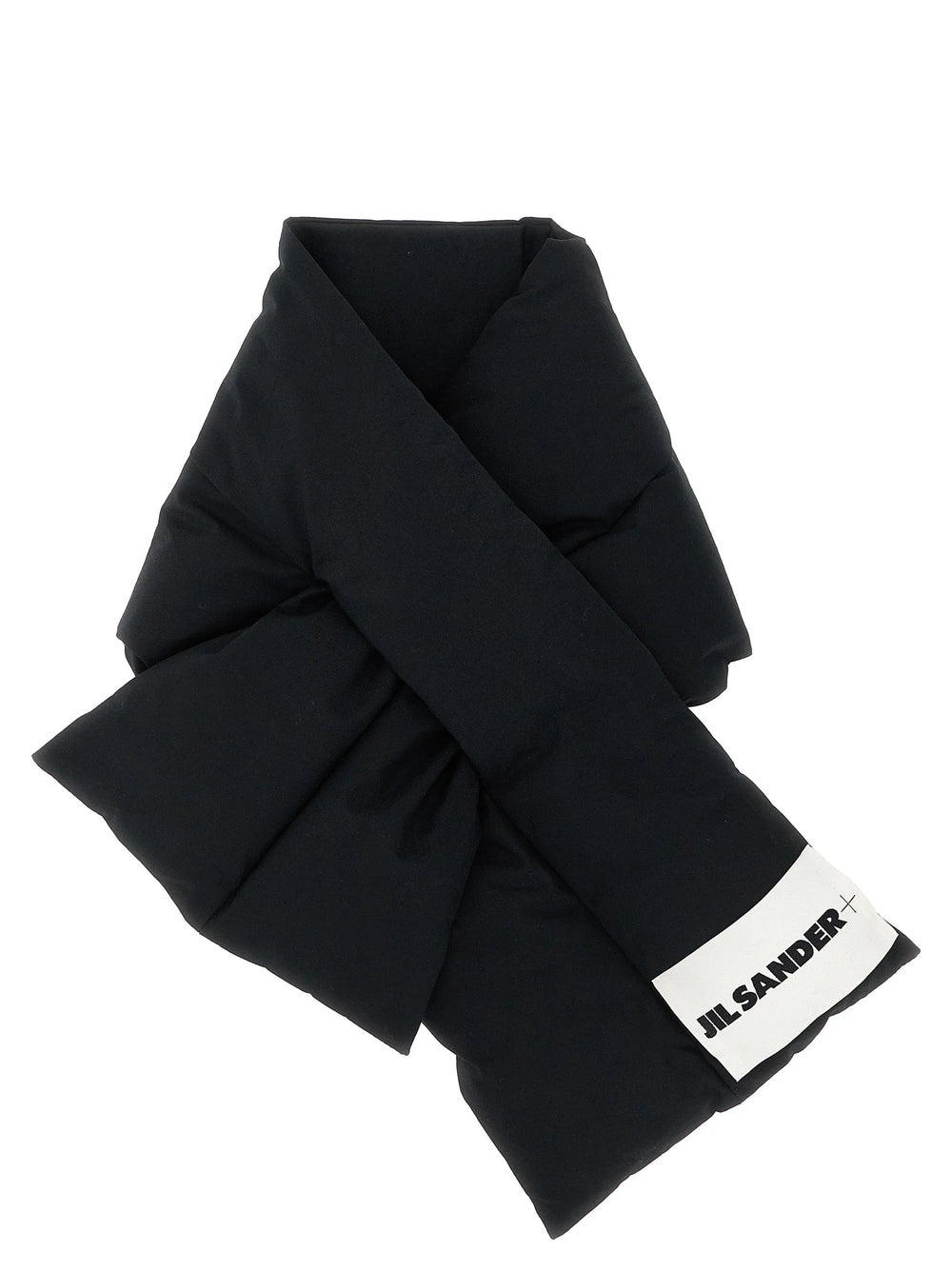 Jil Sander Black Cotton Foulard