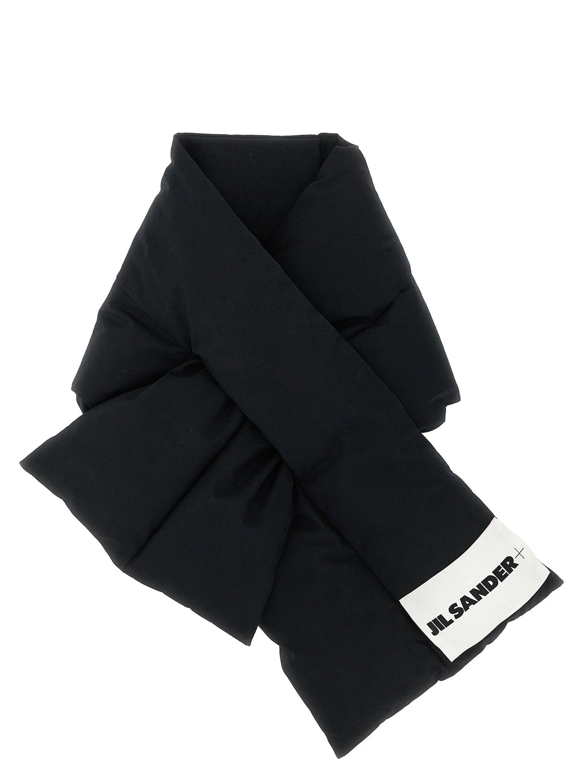 Jil Sander Black Cotton Foulard