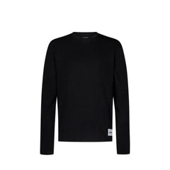 Jil Sander Black Cotton Long Sleeve T-Shirt - L