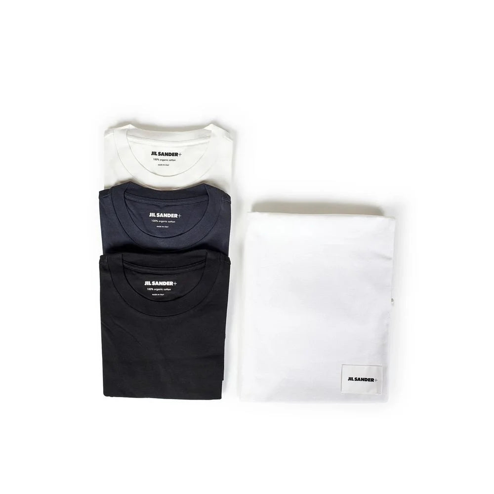 Jil Sander Black Cotton Long Sleeve T-Shirt - L