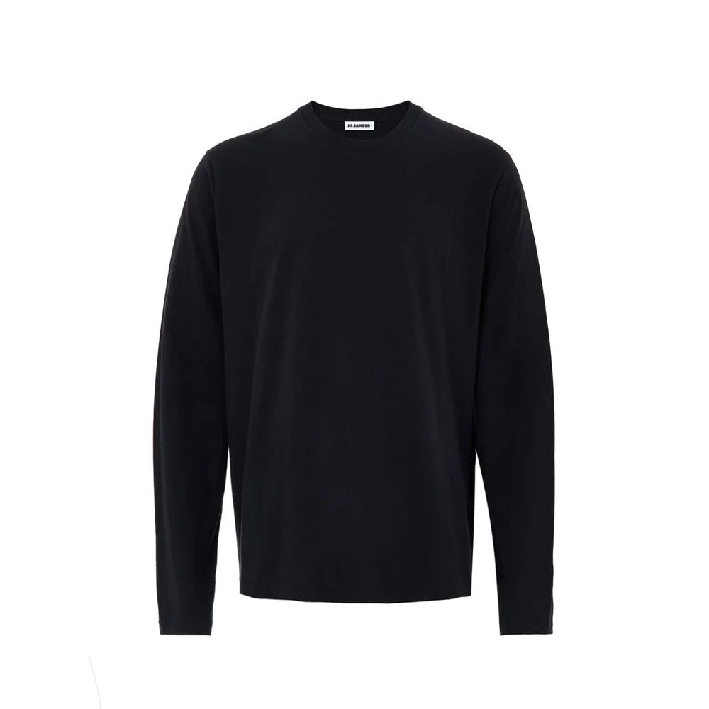 Jil Sander Black Cotton Long - T-Shirts
