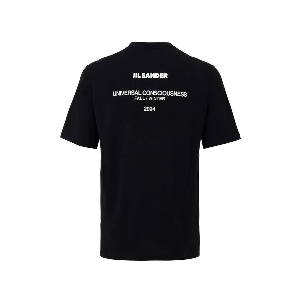Jil Sander Black Cotton Long - T-Shirts