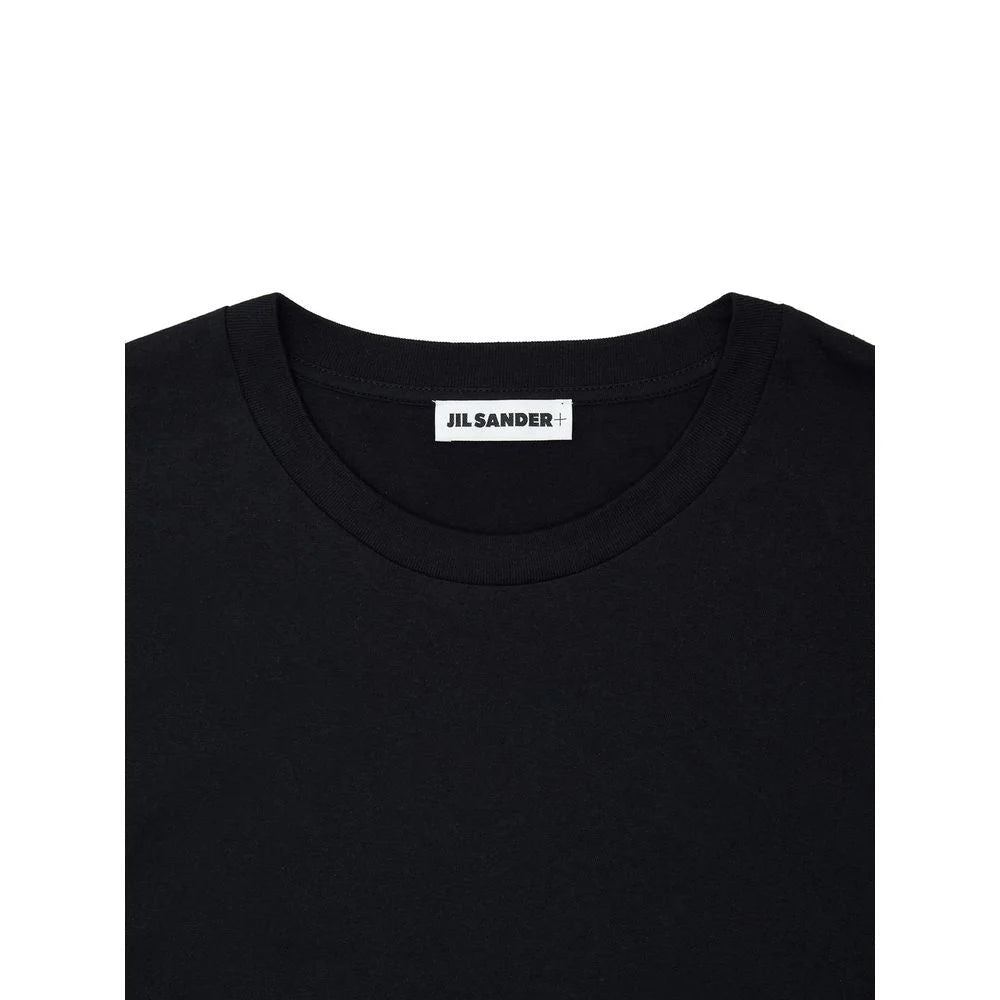 Jil Sander Black Cotton Long - T-Shirts
