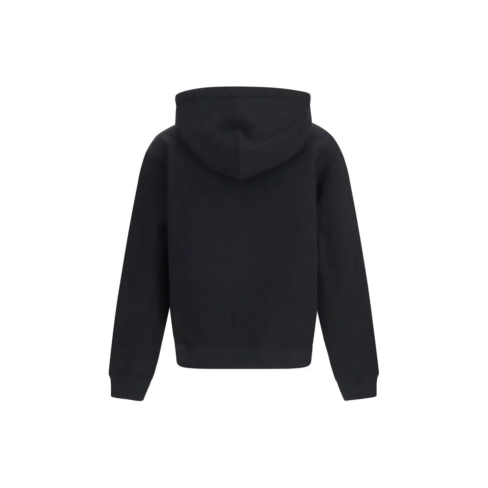 Jil Sander Schwarze Baumwoll-Sweatjacke