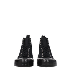Jil Sander Black Fabric High Tops