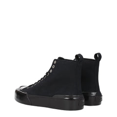 Jil Sander Black Fabric High Tops - Sneakers