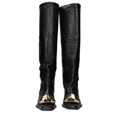 Jil Sander Black Leather Ankle Boots