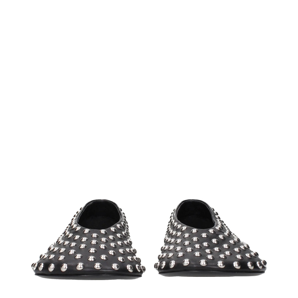 Jil Sander Black Leather Ballet Flats - EU36/US6