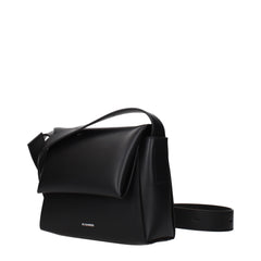 Jil Sander Black Leather Crossbody Bag