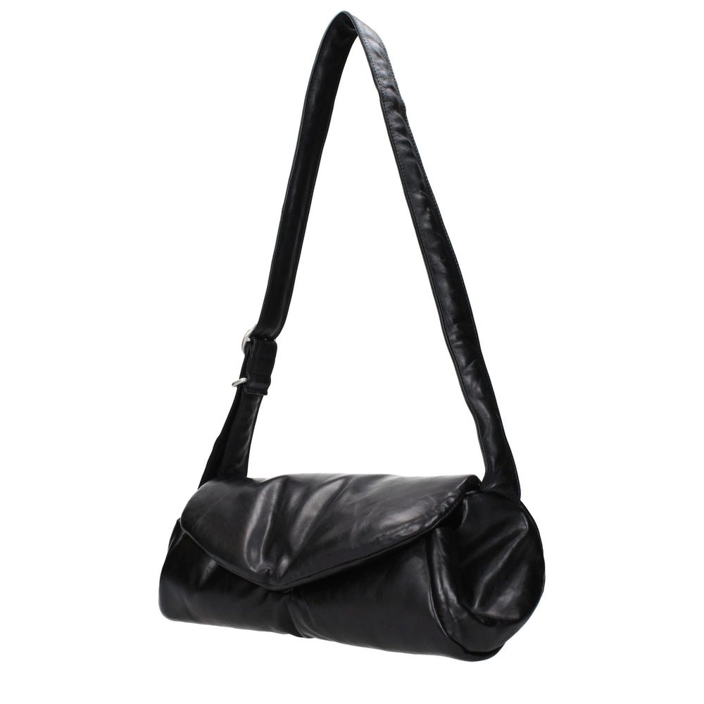 Jil Sander Black Leather Crossbody Bag
