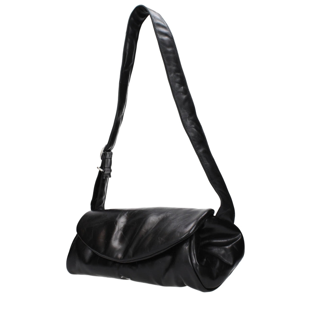 Jil Sander Black Leather Crossbody Bag