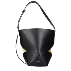 Jil Sander Black Leather Crossbody Bag