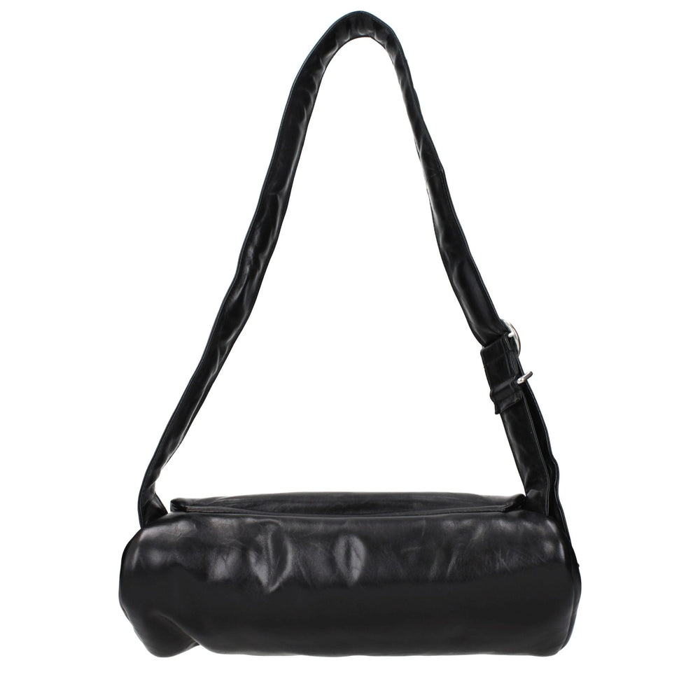 Jil Sander Black Leather Crossbody Bag